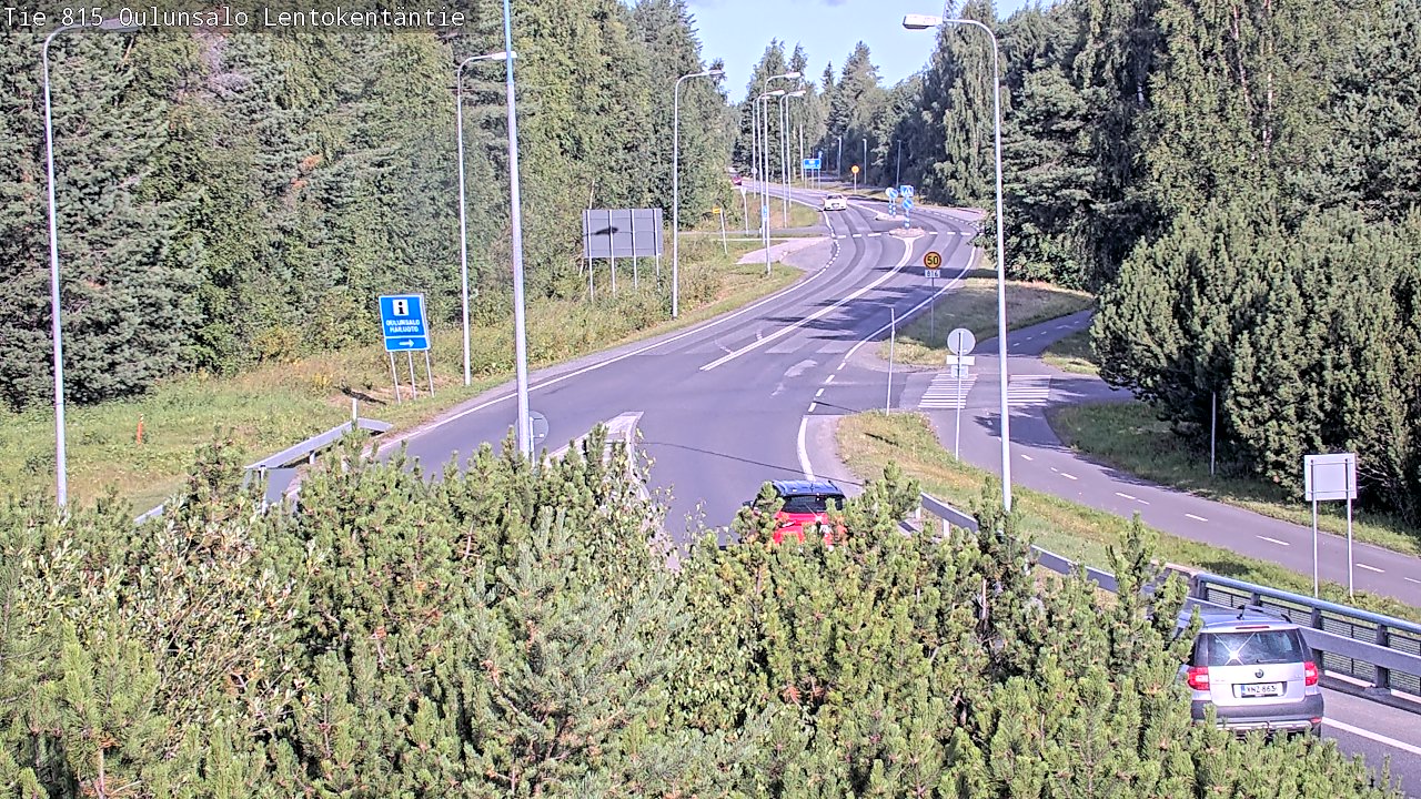 Weather Camera Image Road 816 Oulunsalo, Lentokentäntie, Oulu, Pohjois-Pohjanmaa