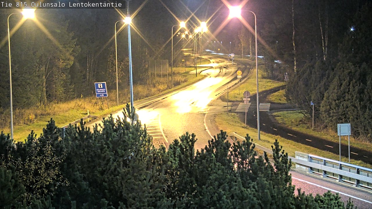 Kelikamerat Kuva Tie 816 Oulunsalo, Lentokentäntie, Oulu, Pohjois-Pohjanmaa