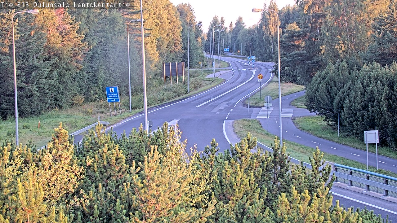 Kelikamerat Kuva Tie 816 Oulunsalo, Lentokentäntie, Oulu, Pohjois-Pohjanmaa