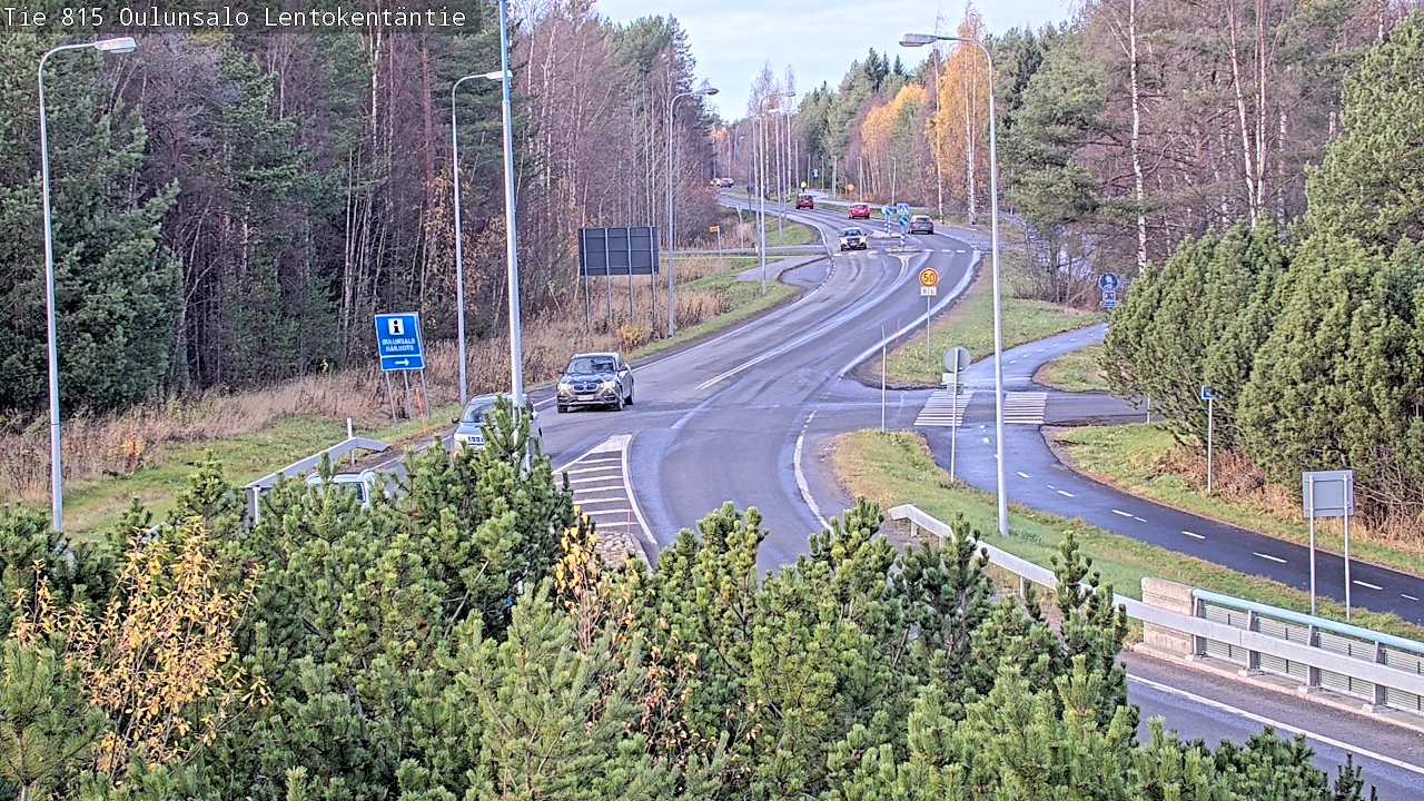 Kelikamerat Kuva Tie 816 Oulunsalo, Lentokentäntie, Oulu, Pohjois-Pohjanmaa