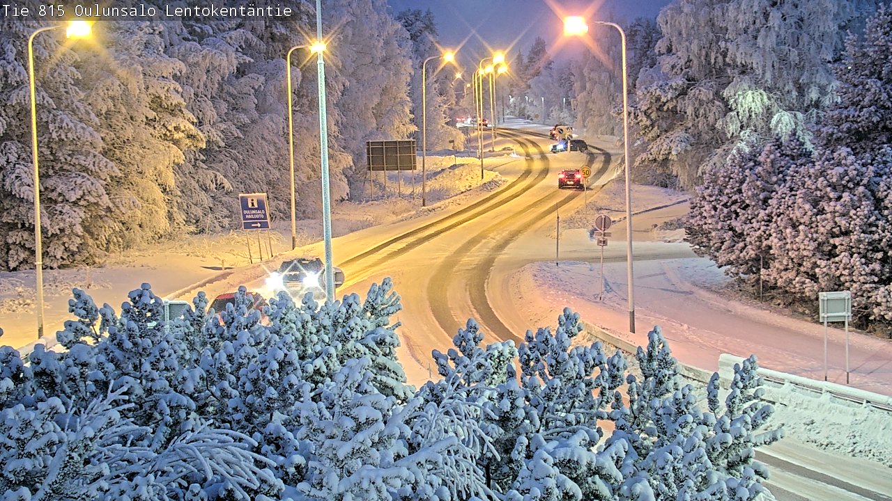 Kelikamerat Kuva Tie 816 Oulunsalo, Lentokentäntie, Oulu, Pohjois-Pohjanmaa