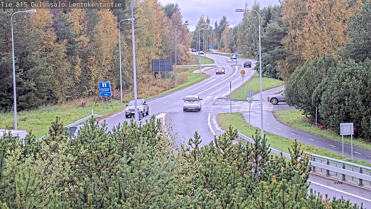 Kelikamerat Kuva Tie 816 Oulunsalo, Lentokentäntie, Oulu, Pohjois-Pohjanmaa