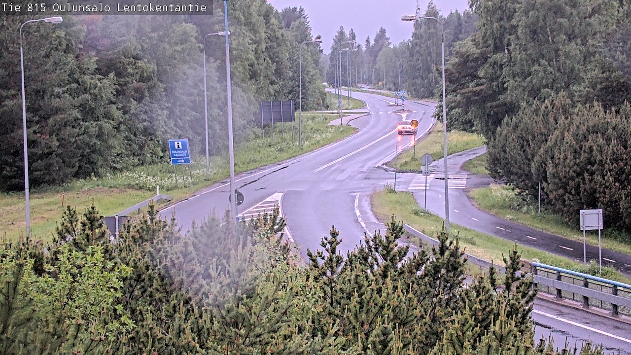 Kelikamerat Kuva Tie 816 Oulunsalo, Lentokentäntie, Oulu, Pohjois-Pohjanmaa