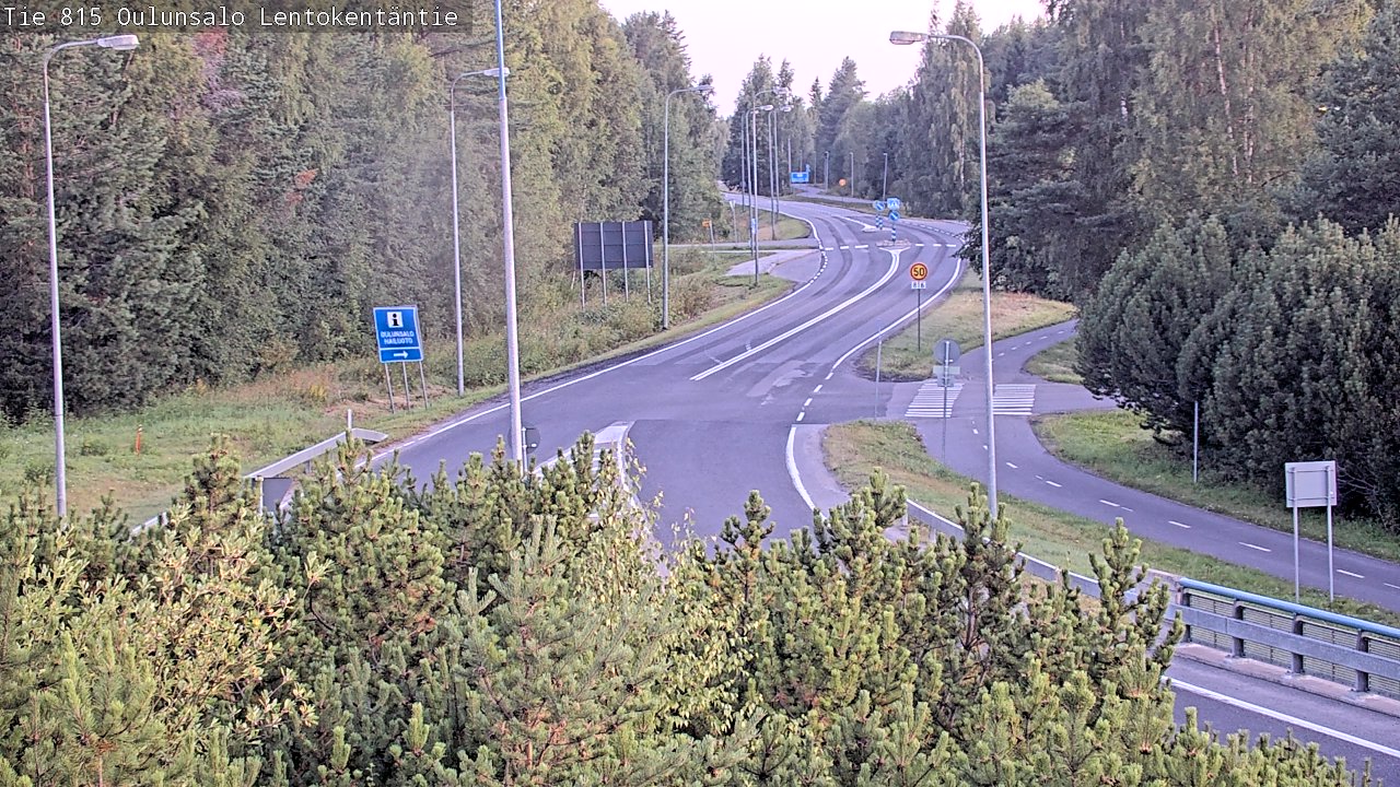 Kelikamerat Kuva Tie 816 Oulunsalo, Lentokentäntie, Oulu, Pohjois-Pohjanmaa