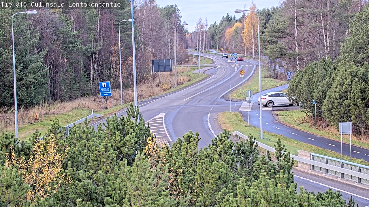 Kelikamerat Kuva Tie 816 Oulunsalo, Lentokentäntie, Oulu, Pohjois-Pohjanmaa