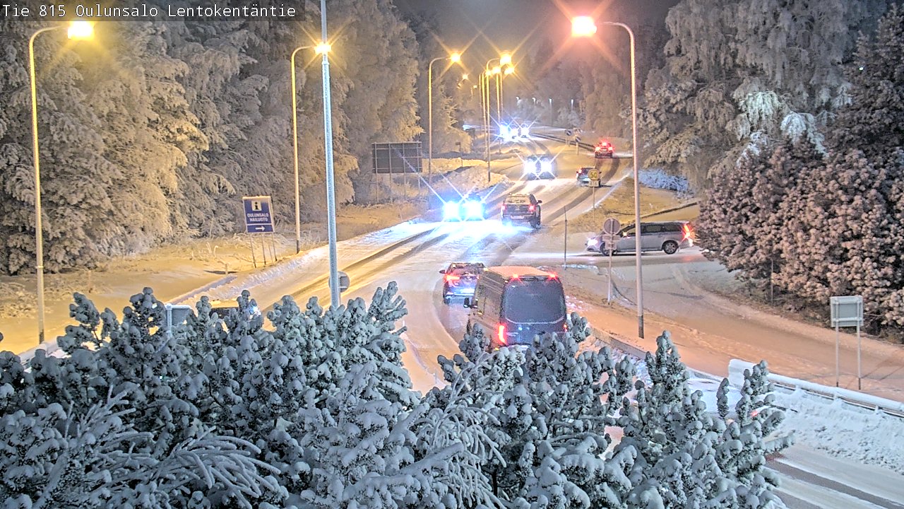 Kelikamerat Kuva Tie 816 Oulunsalo, Lentokentäntie, Oulu, Pohjois-Pohjanmaa