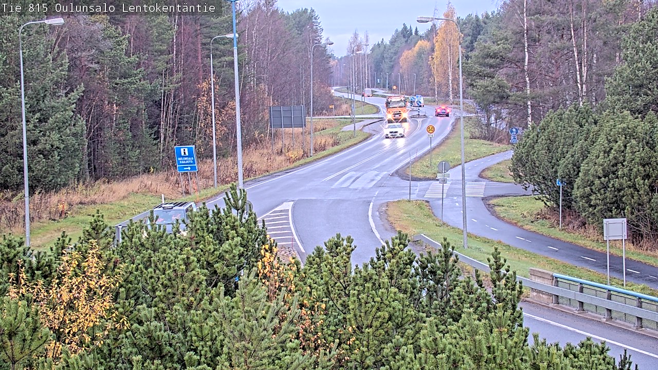 Kelikamerat Kuva Tie 816 Oulunsalo, Lentokentäntie, Oulu, Pohjois-Pohjanmaa