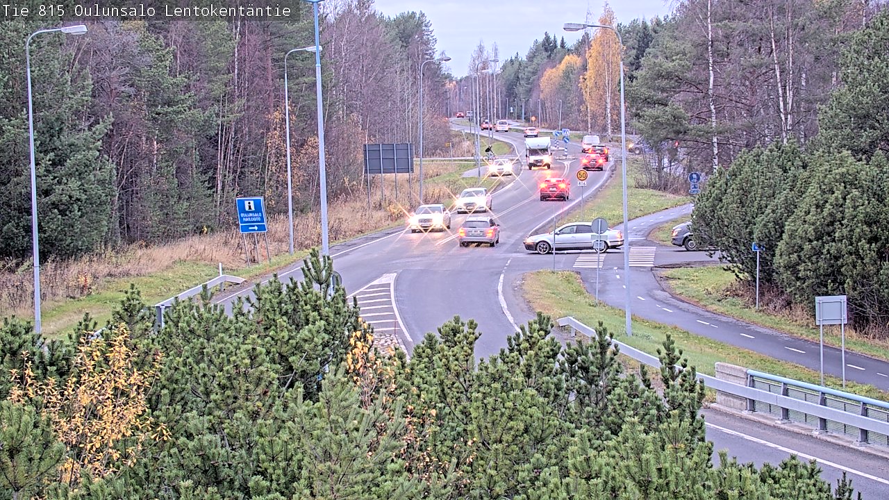 Kelikamerat Kuva Tie 816 Oulunsalo, Lentokentäntie, Oulu, Pohjois-Pohjanmaa