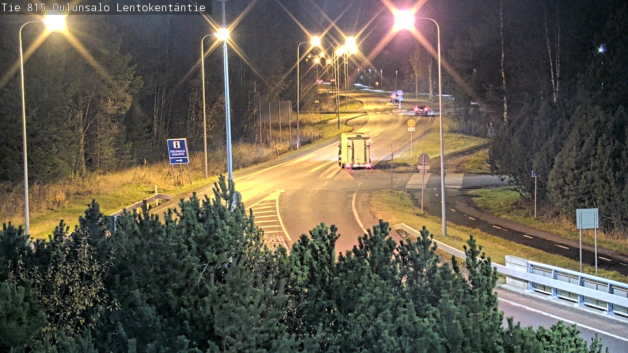 Kelikamerat Kuva Tie 816 Oulunsalo, Lentokentäntie, Oulu, Pohjois-Pohjanmaa