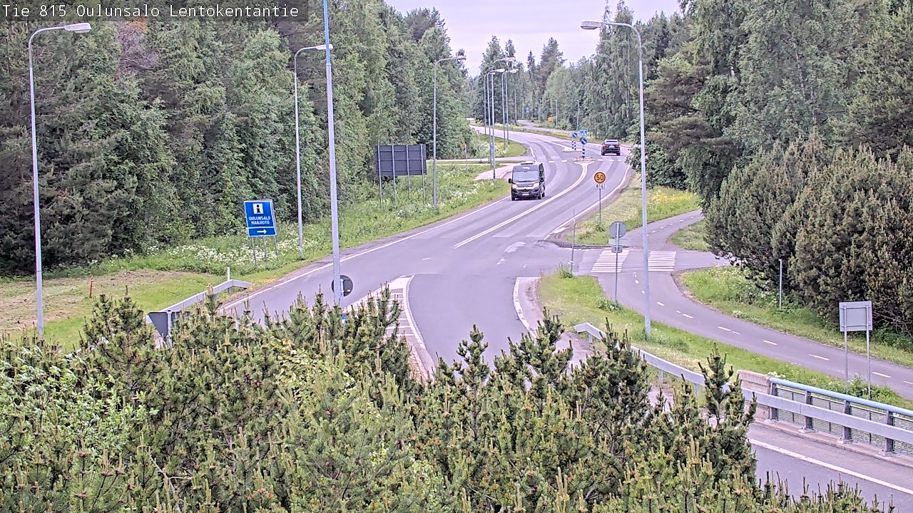 Kelikamerat Kuva Tie 816 Oulunsalo, Lentokentäntie, Oulu, Pohjois-Pohjanmaa