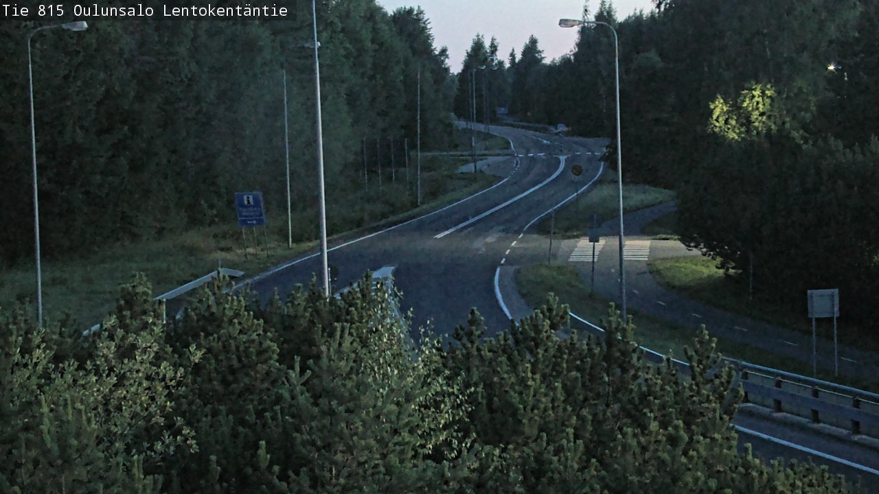 Kelikamerat Kuva Tie 816 Oulunsalo, Lentokentäntie, Oulu, Pohjois-Pohjanmaa