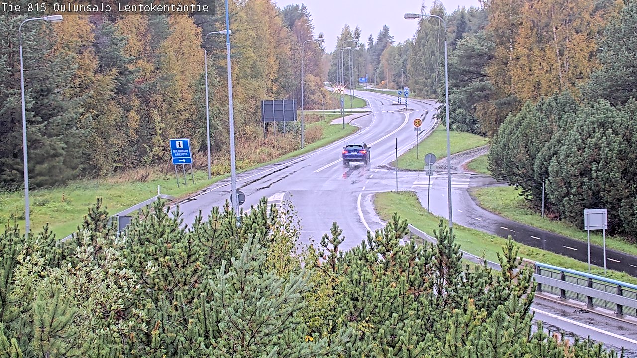 Kelikamerat Kuva Tie 816 Oulunsalo, Lentokentäntie, Oulu, Pohjois-Pohjanmaa
