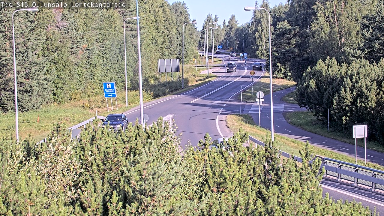 Weather Camera Image Road 816 Oulunsalo, Lentokentäntie, Oulu, Pohjois-Pohjanmaa