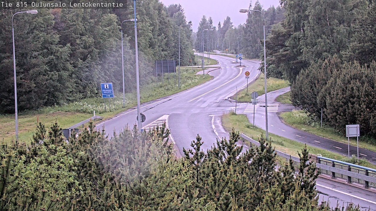 Kelikamerat Kuva Tie 816 Oulunsalo, Lentokentäntie, Oulu, Pohjois-Pohjanmaa
