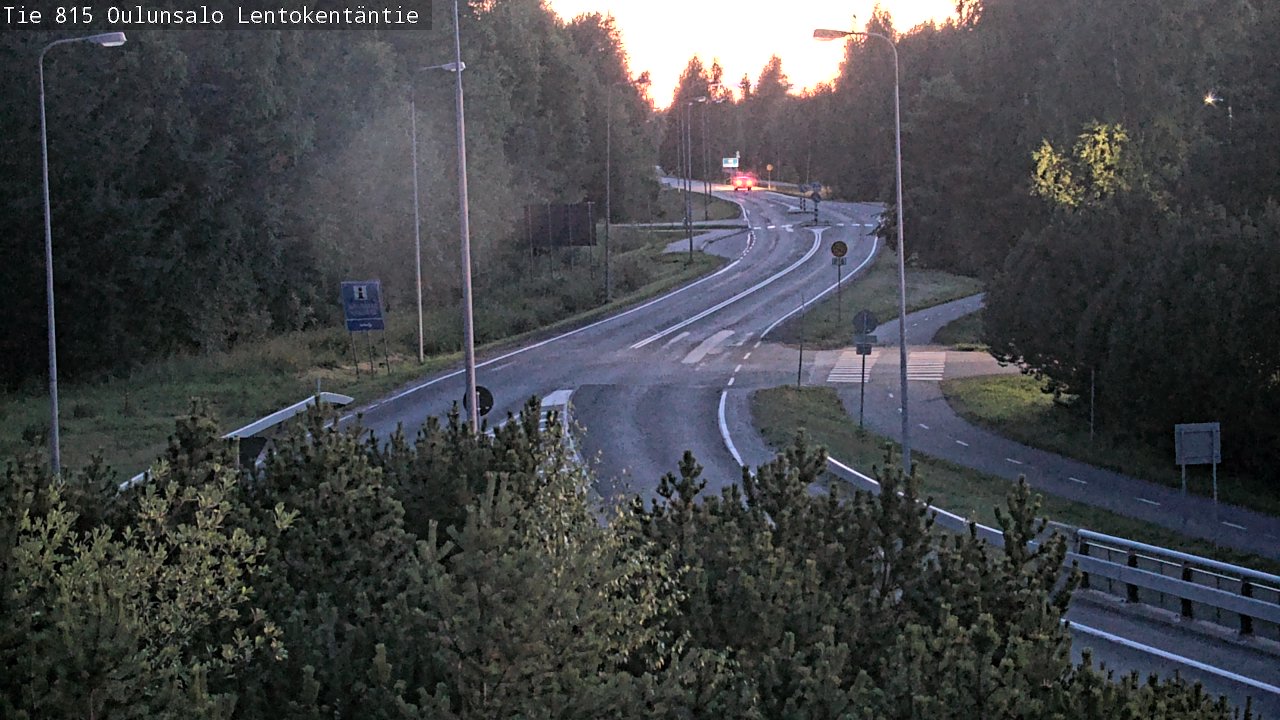 Kelikamerat Kuva Tie 816 Oulunsalo, Lentokentäntie, Oulu, Pohjois-Pohjanmaa