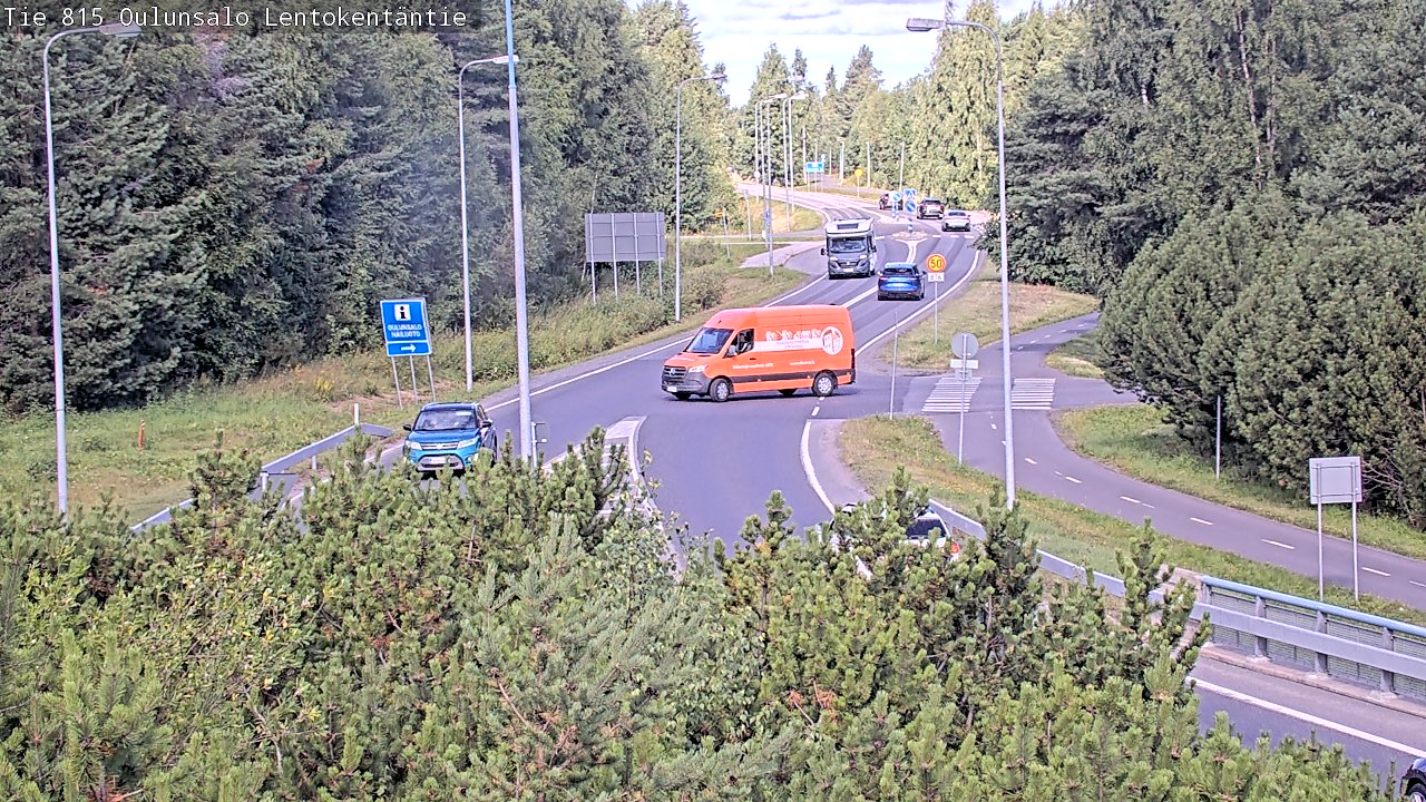Kelikamerat Kuva Tie 816 Oulunsalo, Lentokentäntie, Oulu, Pohjois-Pohjanmaa
