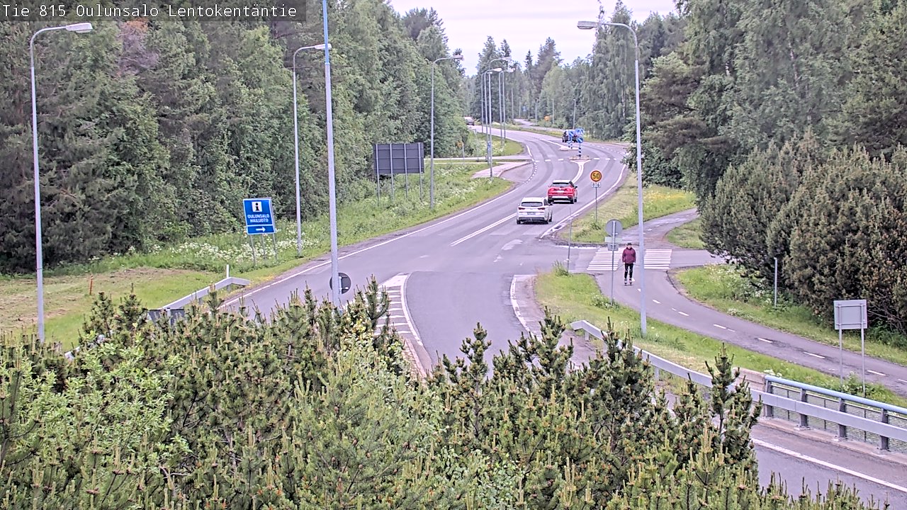 Kelikamerat Kuva Tie 816 Oulunsalo, Lentokentäntie, Oulu, Pohjois-Pohjanmaa