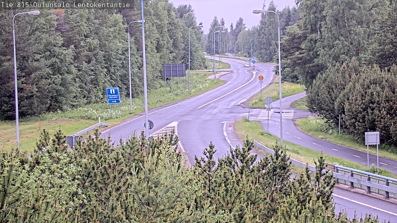 Kelikamerat Kuva Tie 816 Oulunsalo, Lentokentäntie, Oulu, Pohjois-Pohjanmaa