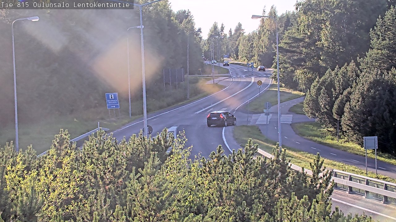 Kelikamerat Kuva Tie 816 Oulunsalo, Lentokentäntie, Oulu, Pohjois-Pohjanmaa