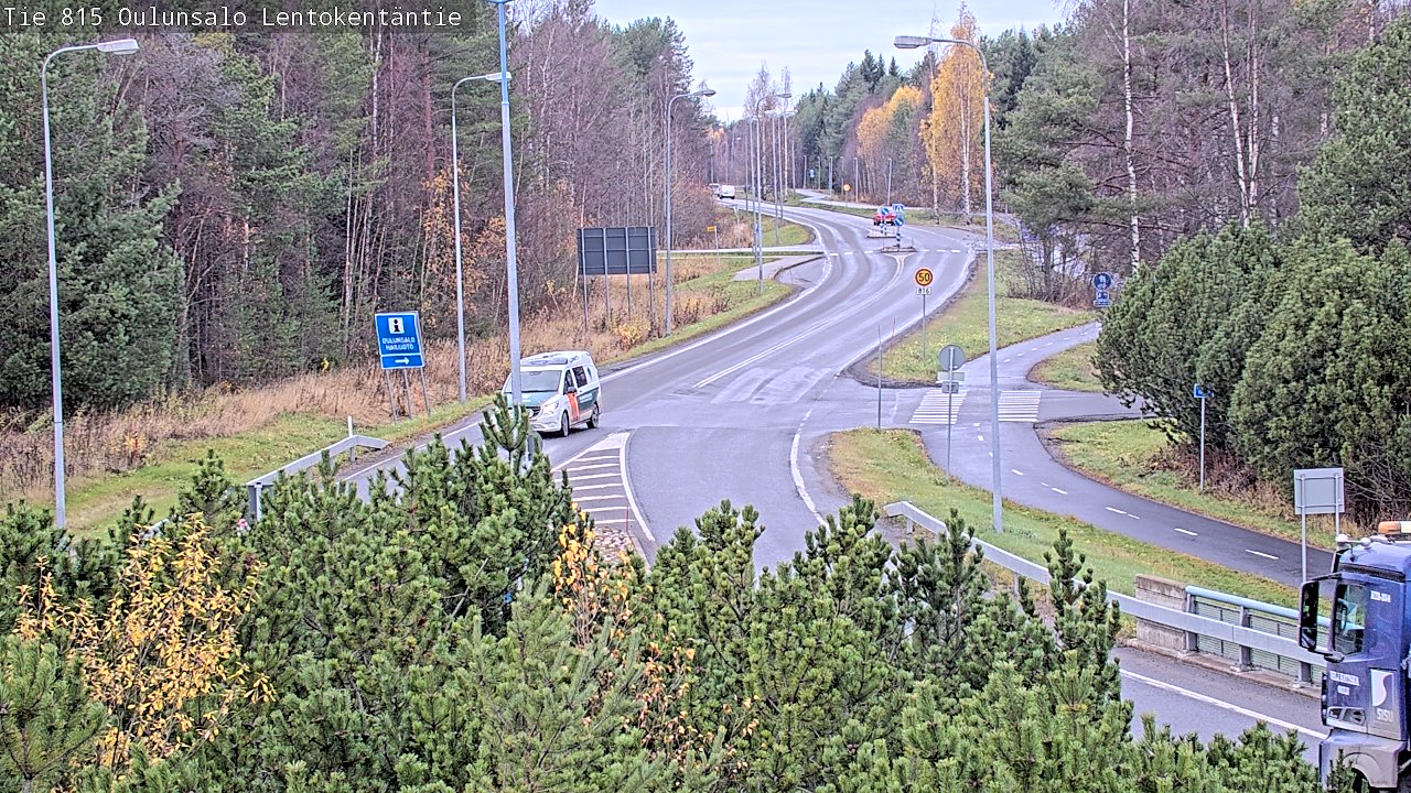 Kelikamerat Kuva Tie 816 Oulunsalo, Lentokentäntie, Oulu, Pohjois-Pohjanmaa