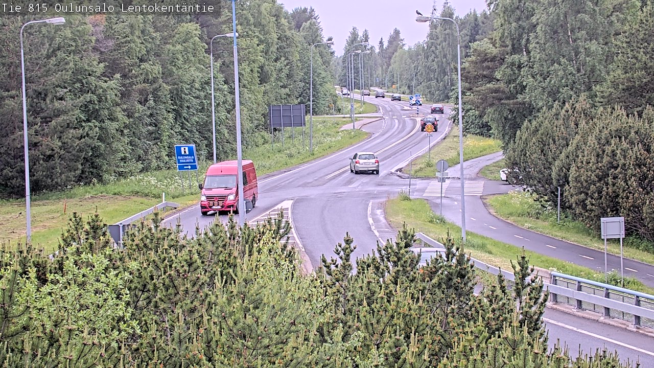 Kelikamerat Kuva Tie 816 Oulunsalo, Lentokentäntie, Oulu, Pohjois-Pohjanmaa