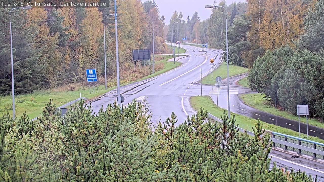 Kelikamerat Kuva Tie 816 Oulunsalo, Lentokentäntie, Oulu, Pohjois-Pohjanmaa