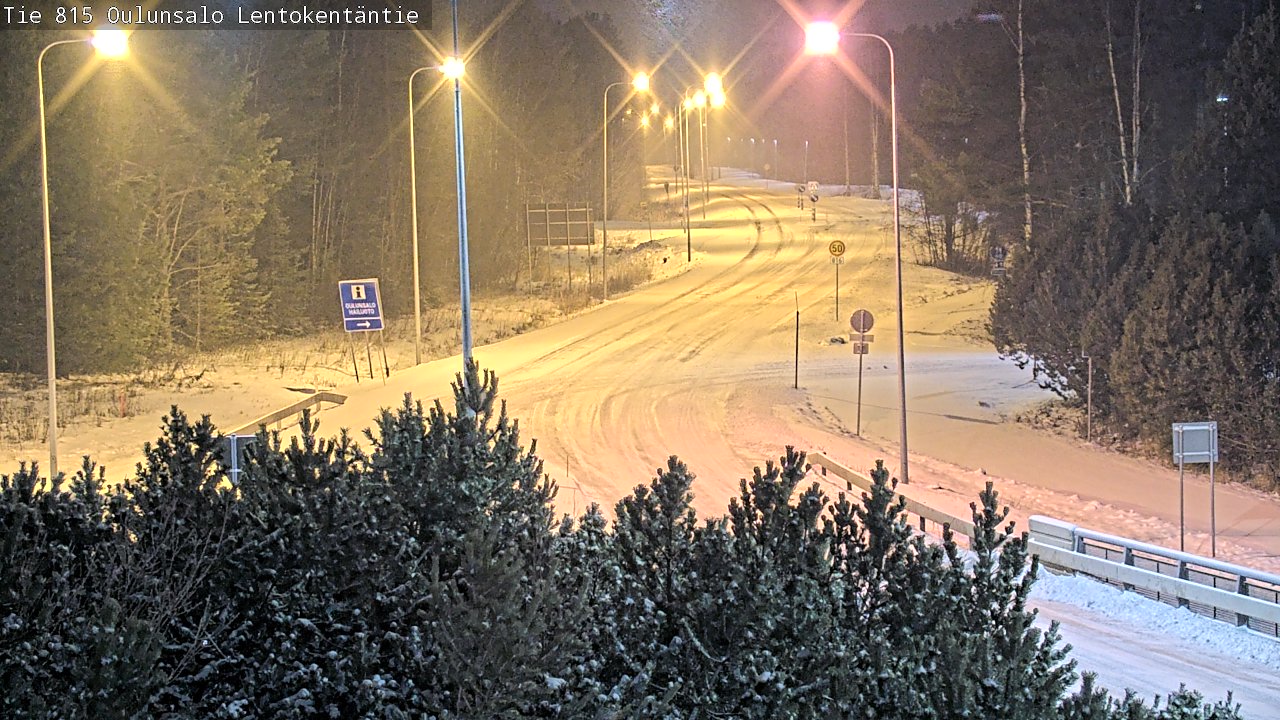 Kelikamerat Kuva Tie 816 Oulunsalo, Lentokentäntie, Oulu, Pohjois-Pohjanmaa
