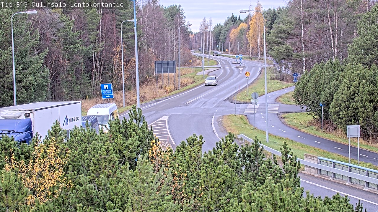 Kelikamerat Kuva Tie 816 Oulunsalo, Lentokentäntie, Oulu, Pohjois-Pohjanmaa