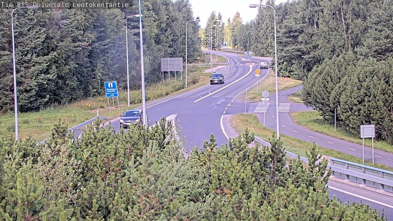 Kelikamerat Kuva Tie 816 Oulunsalo, Lentokentäntie, Oulu, Pohjois-Pohjanmaa