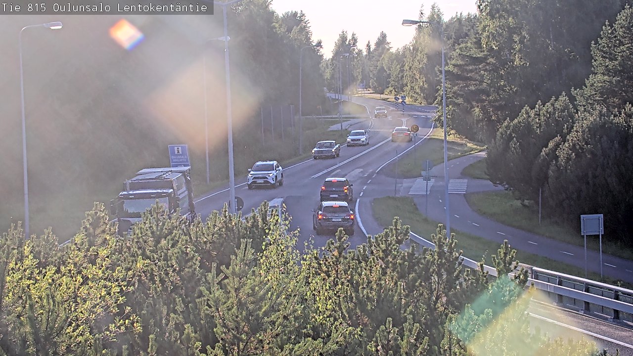 Kelikamerat Kuva Tie 816 Oulunsalo, Lentokentäntie, Oulu, Pohjois-Pohjanmaa