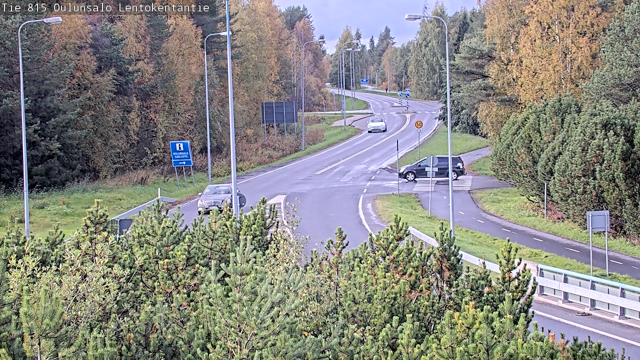 Kelikamerat Kuva Tie 816 Oulunsalo, Lentokentäntie, Oulu, Pohjois-Pohjanmaa