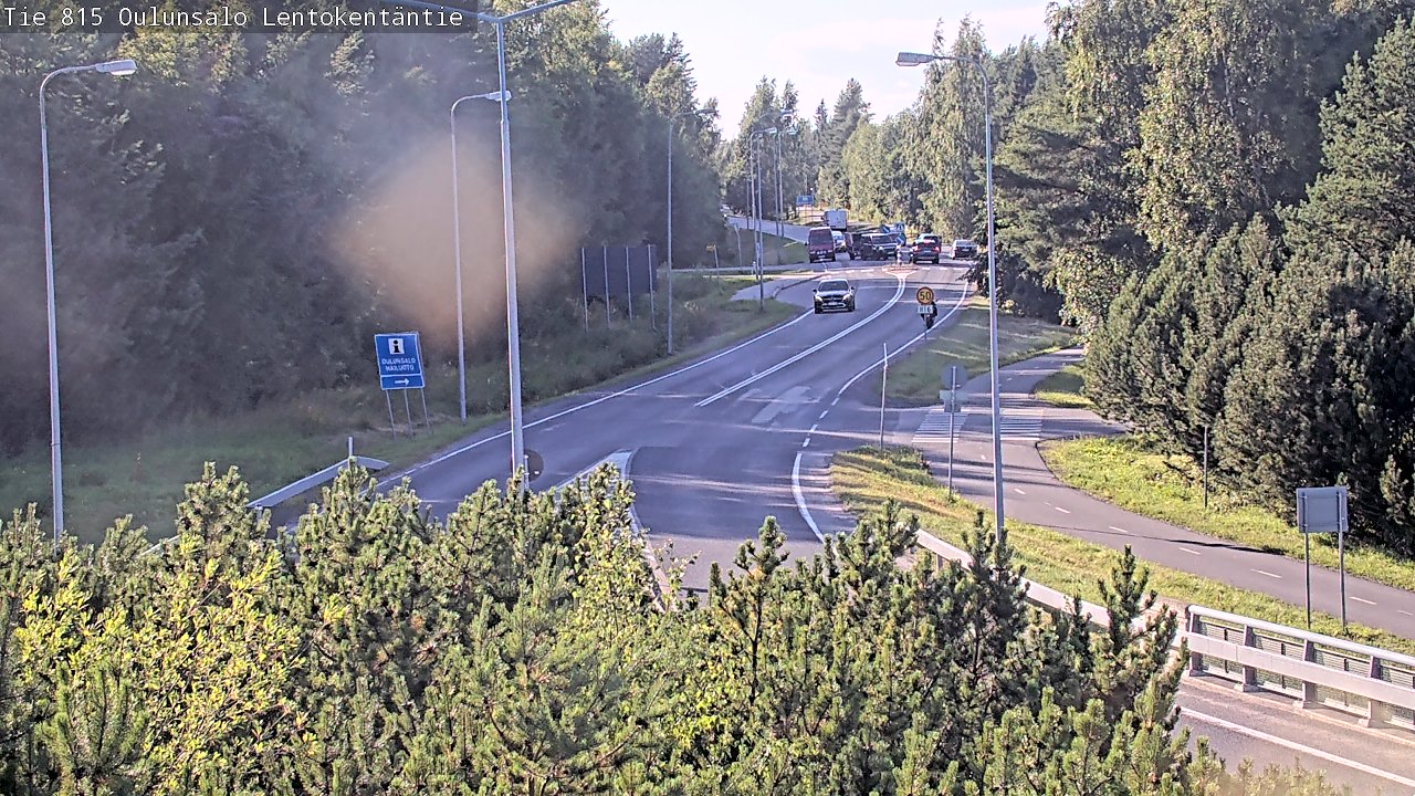 Kelikamerat Kuva Tie 816 Oulunsalo, Lentokentäntie, Oulu, Pohjois-Pohjanmaa