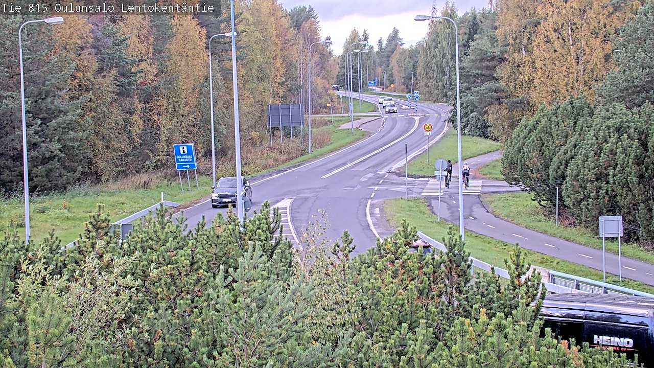Kelikamerat Kuva Tie 816 Oulunsalo, Lentokentäntie, Oulu, Pohjois-Pohjanmaa