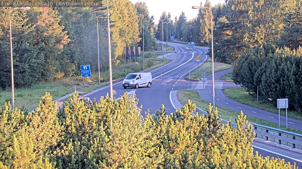 Weather Camera Image Road 816 Oulunsalo, Lentokentäntie, Oulu, Pohjois-Pohjanmaa
