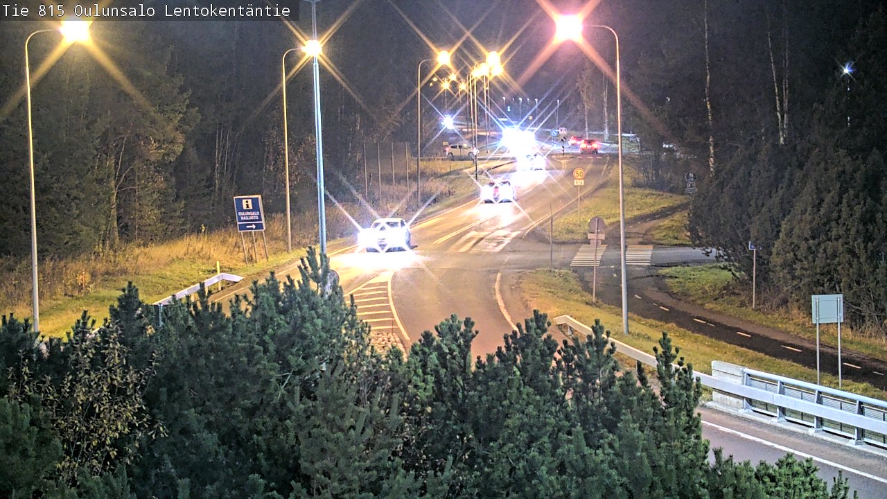 Kelikamerat Kuva Tie 816 Oulunsalo, Lentokentäntie, Oulu, Pohjois-Pohjanmaa