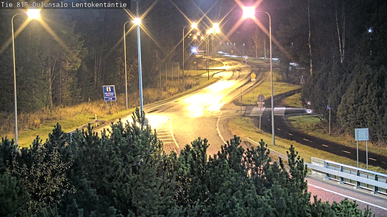 Kelikamerat Kuva Tie 816 Oulunsalo, Lentokentäntie, Oulu, Pohjois-Pohjanmaa