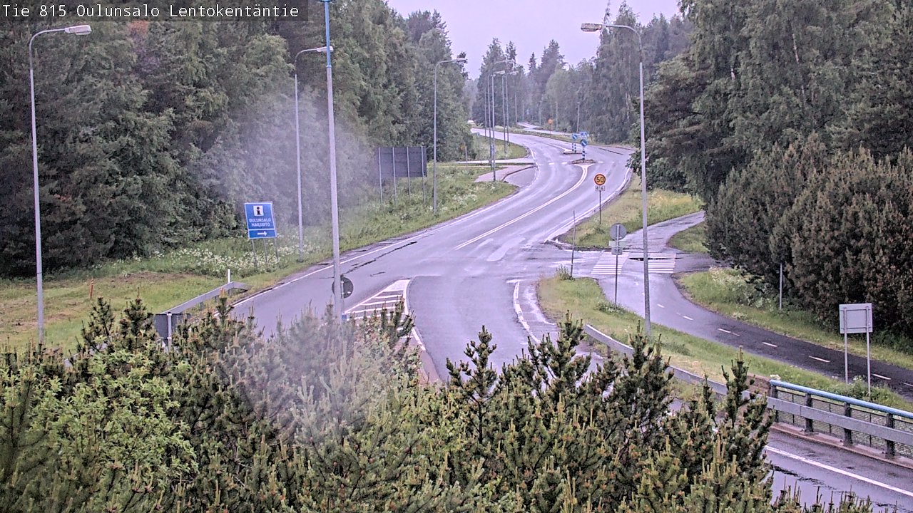 Kelikamerat Kuva Tie 816 Oulunsalo, Lentokentäntie, Oulu, Pohjois-Pohjanmaa