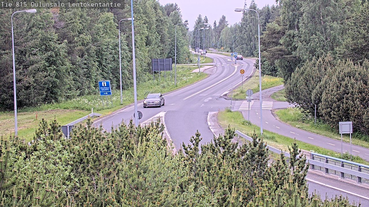 Kelikamerat Kuva Tie 816 Oulunsalo, Lentokentäntie, Oulu, Pohjois-Pohjanmaa