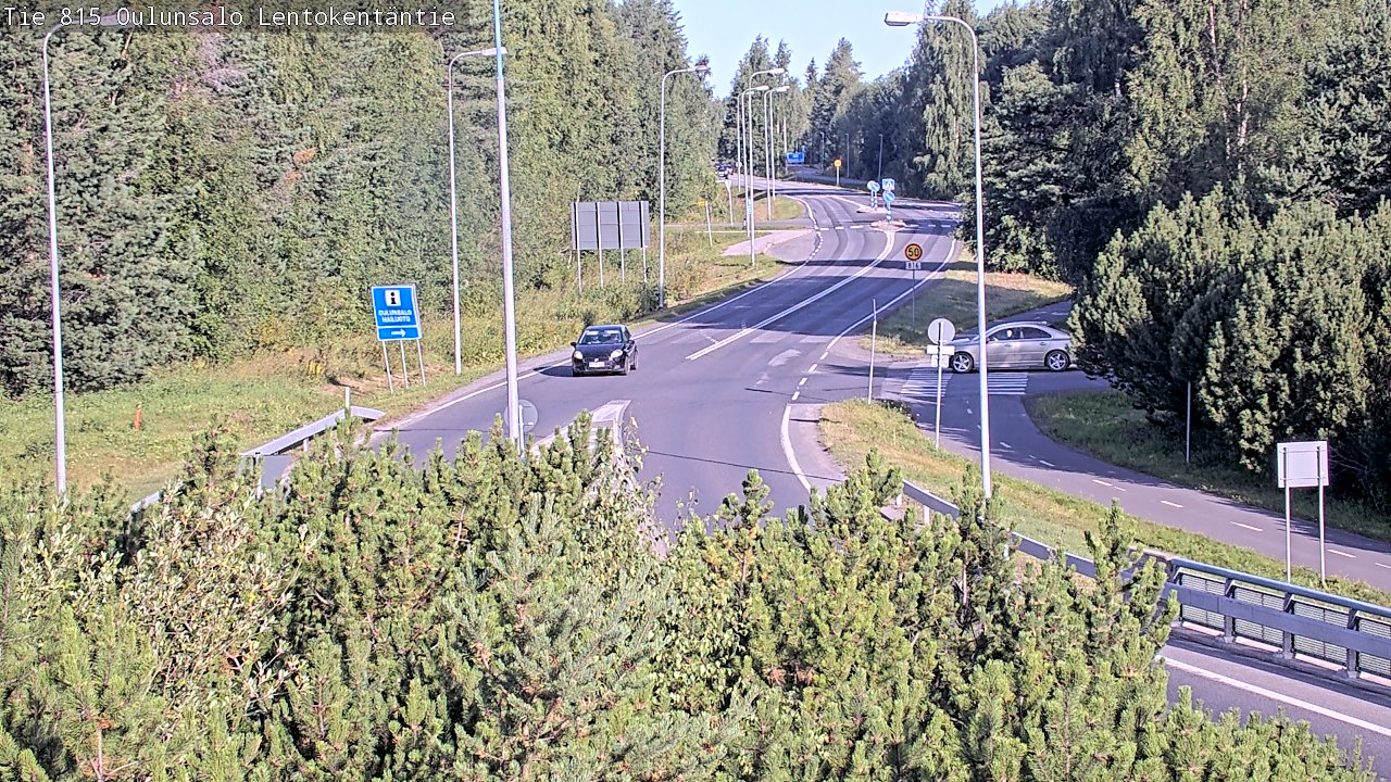 Weather Camera Image Road 816 Oulunsalo, Lentokentäntie, Oulu, Pohjois-Pohjanmaa