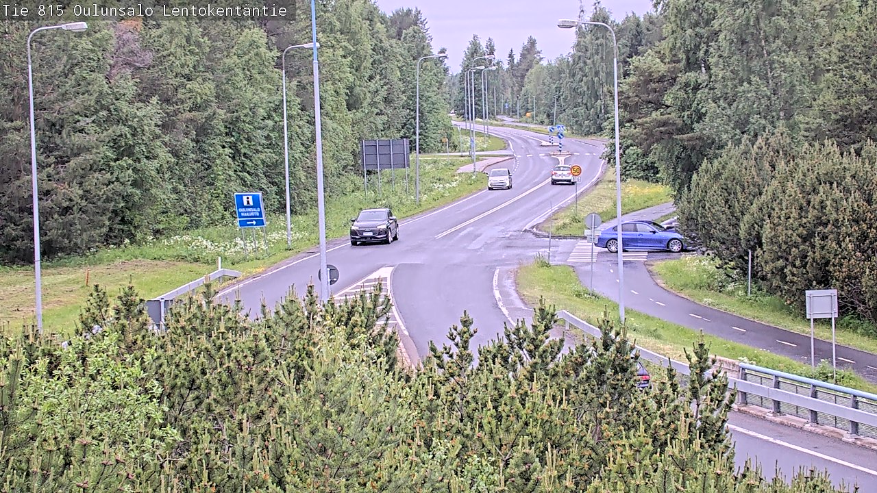 Kelikamerat Kuva Tie 816 Oulunsalo, Lentokentäntie, Oulu, Pohjois-Pohjanmaa