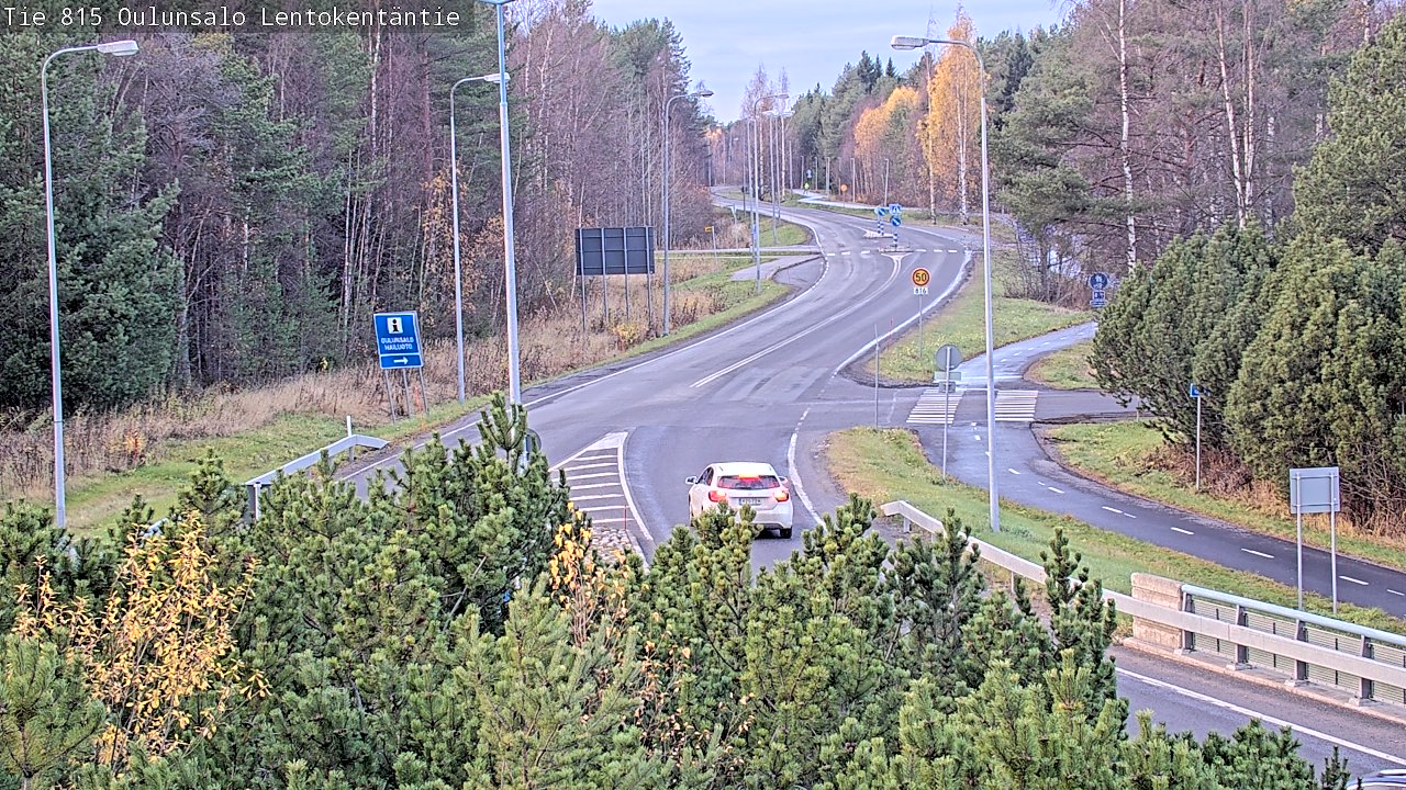 Kelikamerat Kuva Tie 816 Oulunsalo, Lentokentäntie, Oulu, Pohjois-Pohjanmaa