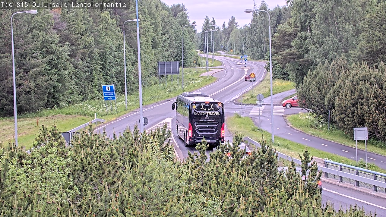 Kelikamerat Kuva Tie 816 Oulunsalo, Lentokentäntie, Oulu, Pohjois-Pohjanmaa
