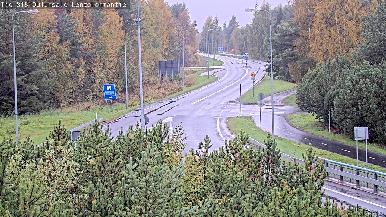 Kelikamerat Kuva Tie 816 Oulunsalo, Lentokentäntie, Oulu, Pohjois-Pohjanmaa