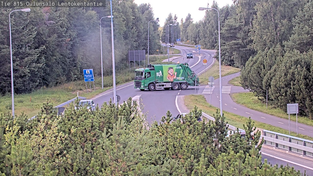 Kelikamerat Kuva Tie 816 Oulunsalo, Lentokentäntie, Oulu, Pohjois-Pohjanmaa