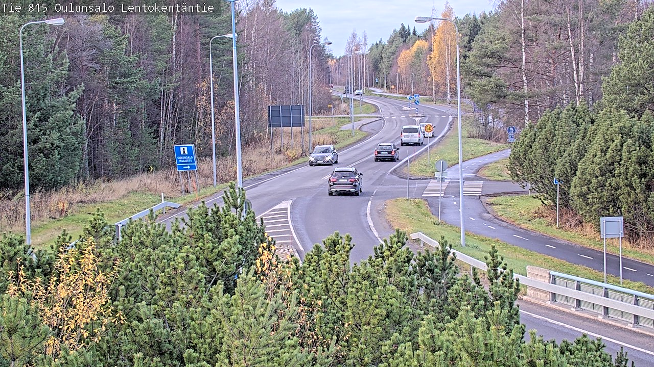 Kelikamerat Kuva Tie 816 Oulunsalo, Lentokentäntie, Oulu, Pohjois-Pohjanmaa