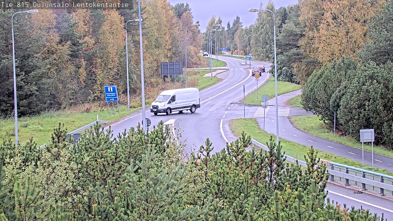 Kelikamerat Kuva Tie 816 Oulunsalo, Lentokentäntie, Oulu, Pohjois-Pohjanmaa