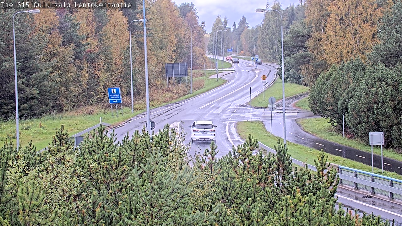 Kelikamerat Kuva Tie 816 Oulunsalo, Lentokentäntie, Oulu, Pohjois-Pohjanmaa