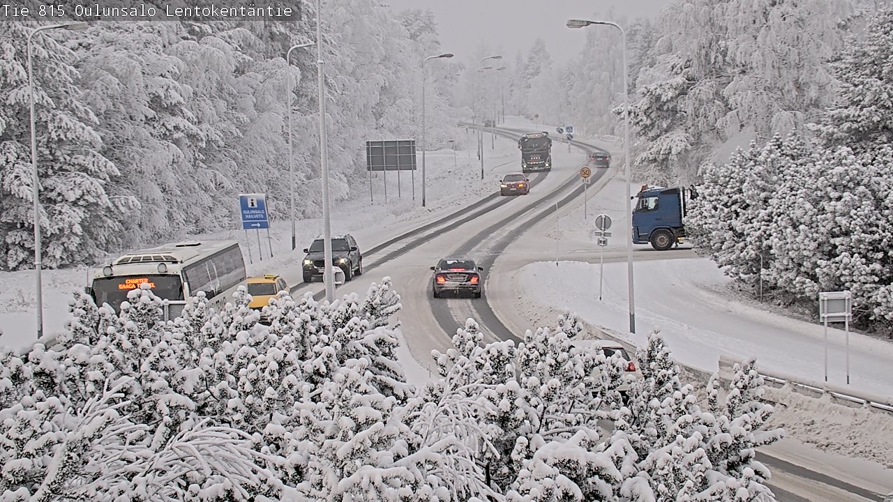 Kelikamerat Kuva Tie 816 Oulunsalo, Lentokentäntie, Oulu, Pohjois-Pohjanmaa
