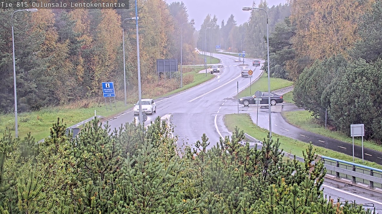 Kelikamerat Kuva Tie 816 Oulunsalo, Lentokentäntie, Oulu, Pohjois-Pohjanmaa