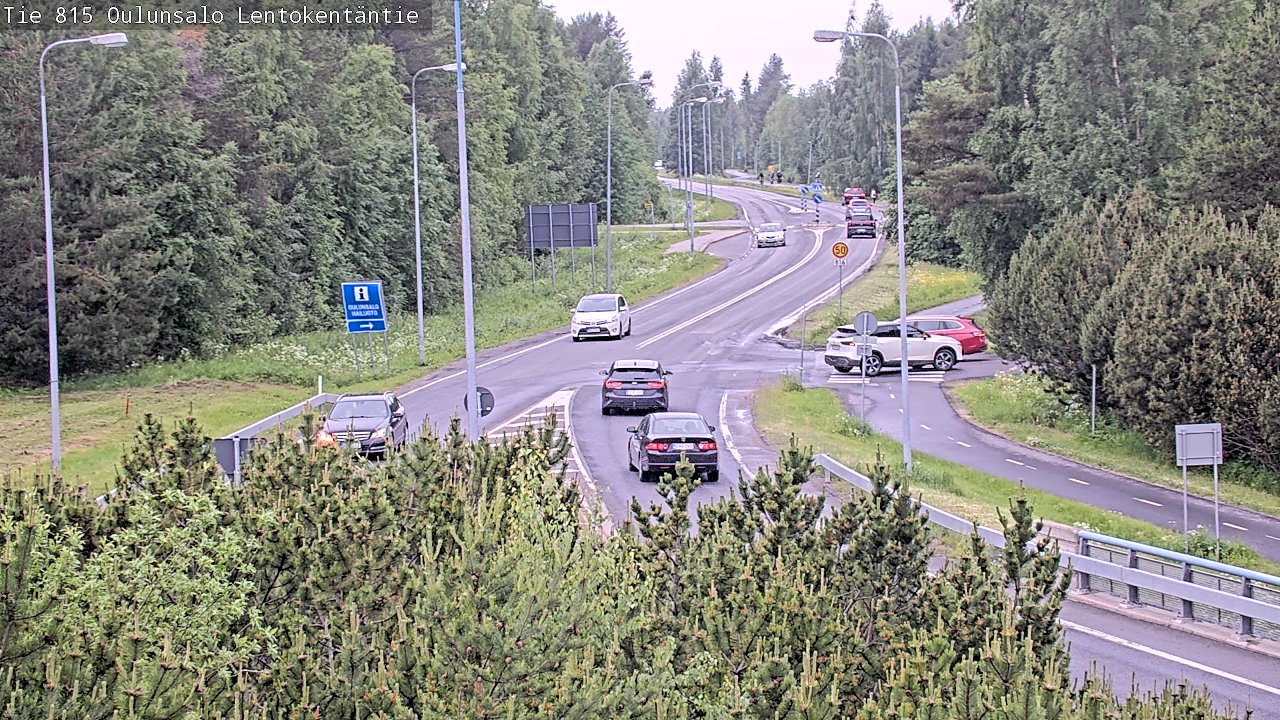 Kelikamerat Kuva Tie 816 Oulunsalo, Lentokentäntie, Oulu, Pohjois-Pohjanmaa